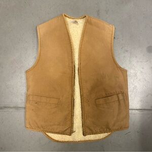 Vintage 80’s Sherpa lined Carhartt Vest Size M